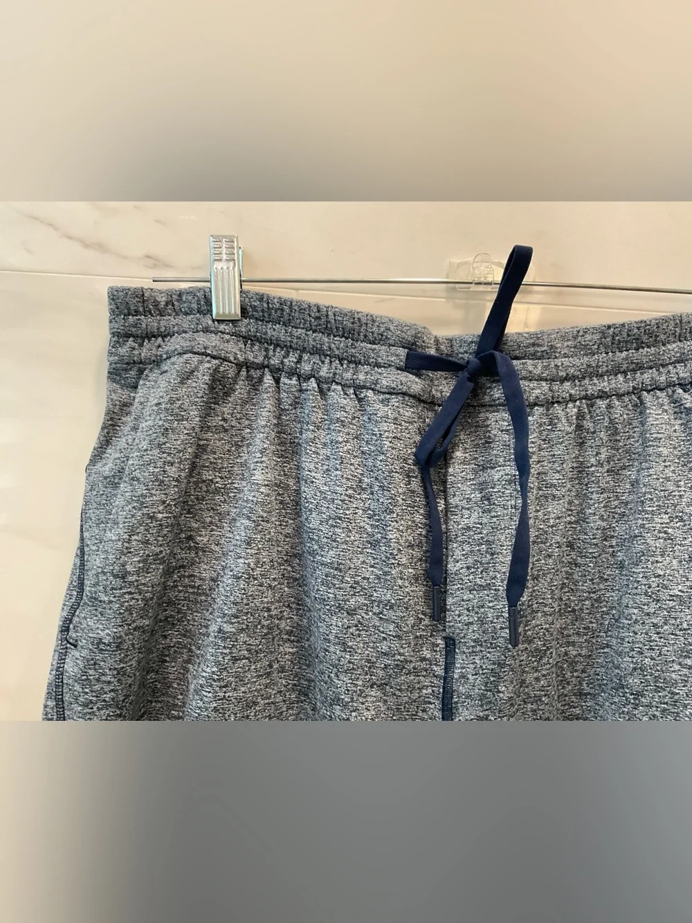 Lululemon Soft Jersey Shorts - 5” - Linerless HEATHER NAVY size XXL T58